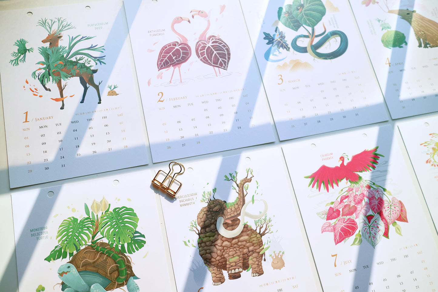 2023珍奇植生物月曆